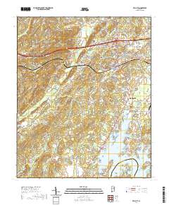USGS US Topo 7.5-minute map for Pell City AL 2020
