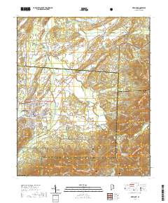 USGS US Topo 7.5-minute map for Piedmont AL 2021