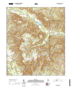 USGS US Topo 7.5-minute map for Pleasant Hill AL 2020