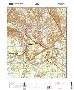 USGS US Topo 7.5-minute map for Prattville AL 2020