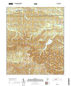 USGS US Topo 7.5-minute map for Roba AL 2020