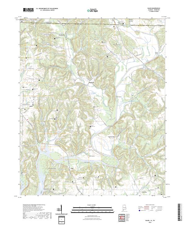 US Topo 7.5-minute map for Salem ALTN