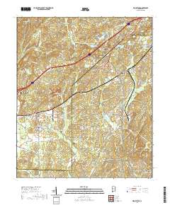 USGS US Topo 7.5-minute map for Woodstock AL 2020