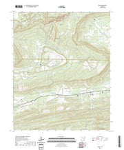 US Topo 7.5-minute map for Adona AR