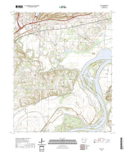 US Topo 7.5-minute map for Alma AR