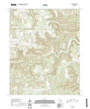 US Topo 7.5-minute map for Alread AR