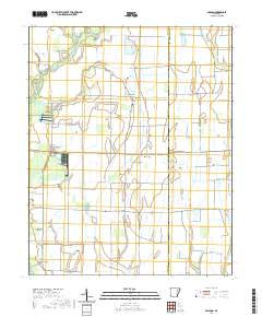 USGS US Topo 7.5-minute map for Amagon AR 2020