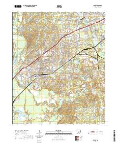 USGS US Topo 7.5-minute map for Benton AR 2020