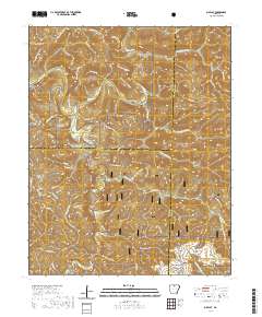 USGS US Topo 7.5-minute map for Big Flat AR 2020