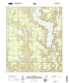 USGS US Topo 7.5-minute map for Bradley SE ARLA 2020