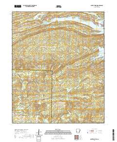 USGS US Topo 7.5-minute map for Center Point NE AR 2020 – American Map ...