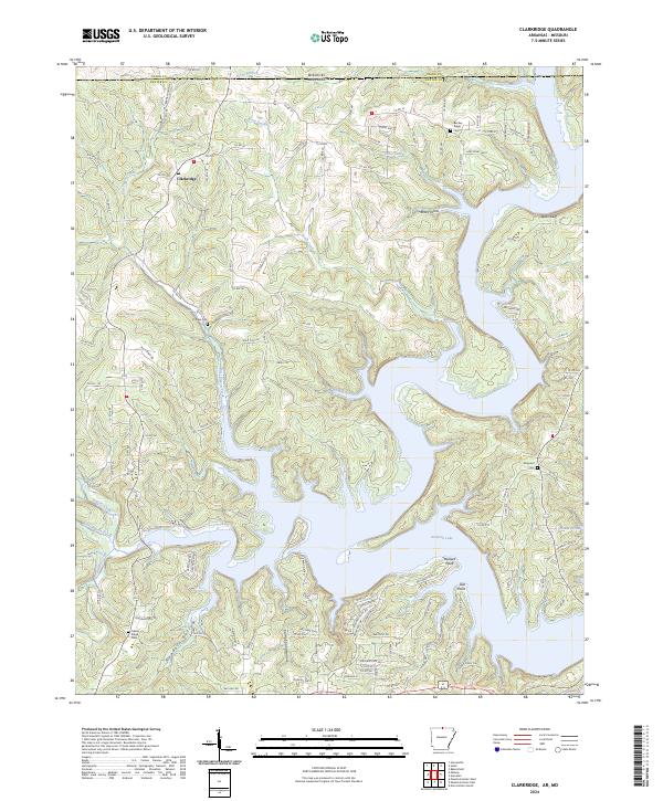 US Topo 7.5-minute map for Clarkridge ARMO