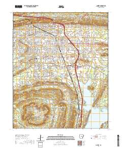 USGS US Topo 7.5-minute map for Conway AR 2020 – American Map Store