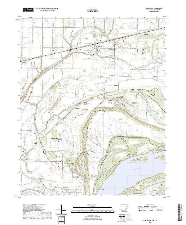 US Topo 7.5-minute map for Edmondson ARTN