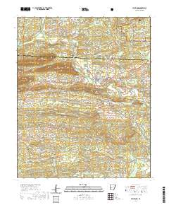USGS US Topo 7.5-minute map for Glenwood AR 2020