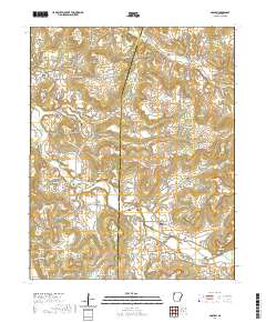 USGS US Topo 7.5-minute map for Goshen AR 2020