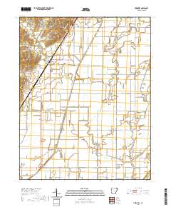 USGS US Topo 7.5-minute map for Greenway AR 2020