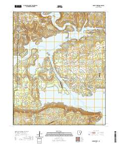 USGS US Topo 7.5-minute map for Greers Ferry AR 2020