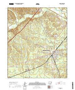 USGS US Topo 7.5-minute map for Gurdon AR 2020