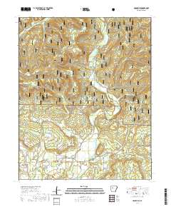 USGS US Topo 7.5-minute map for Hagarville AR 2020