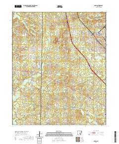 USGS US Topo 7.5-minute map for Hardin AR 2020