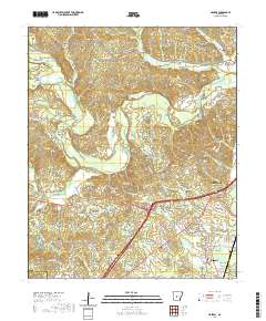 USGS US Topo 7.5-minute map for Haskell AR 2020