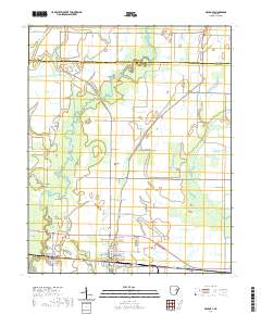USGS US Topo 7.5-minute map for McCrory AR 2020