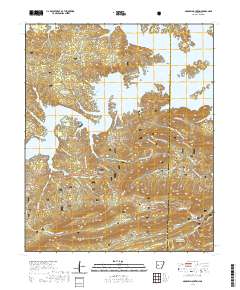 USGS US Topo 7.5-minute map for McGraw Mountain AR 2020