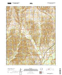 USGS US Topo 7.5-minute map for Mineral Springs North AR 2020