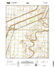 USGS US Topo 7.5-minute map for Monterey AR 2020