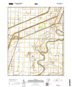 USGS US Topo 7.5-minute map for Monterey AR 2020