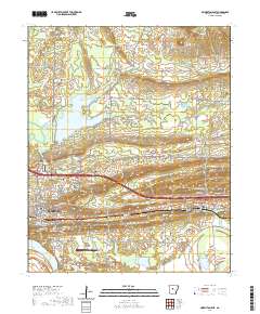 USGS US Topo 7.5-minute map for Morrilton East AR 2020
