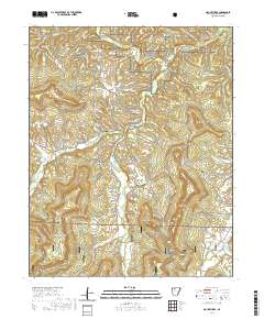 USGS US Topo 7.5-minute map for Mount Judea AR 2020