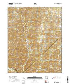 USGS US Topo 7.5-minute map for Mount Pleasant AR 2020