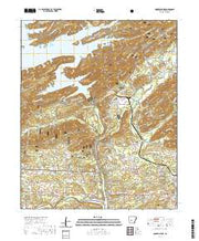 USGS US Topo 7.5-minute map for Mountain Pine AR 2020