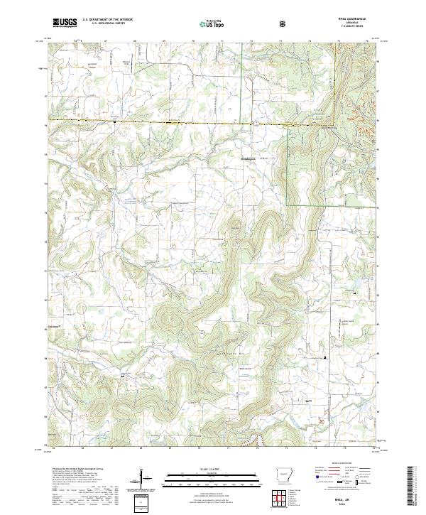 Name List Rhea Map US Topo 7.5-minute map for Rhea AR – American Map Store