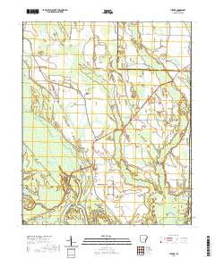 USGS US Topo 7.5-minute map for Turner AR 2020 – American Map Store