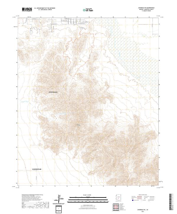 US Topo 7.5-minute map for Avondale SE AZ