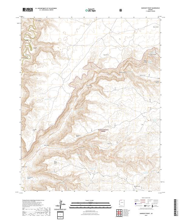 US Topo 7.5-minute map for Gunsight Point AZ