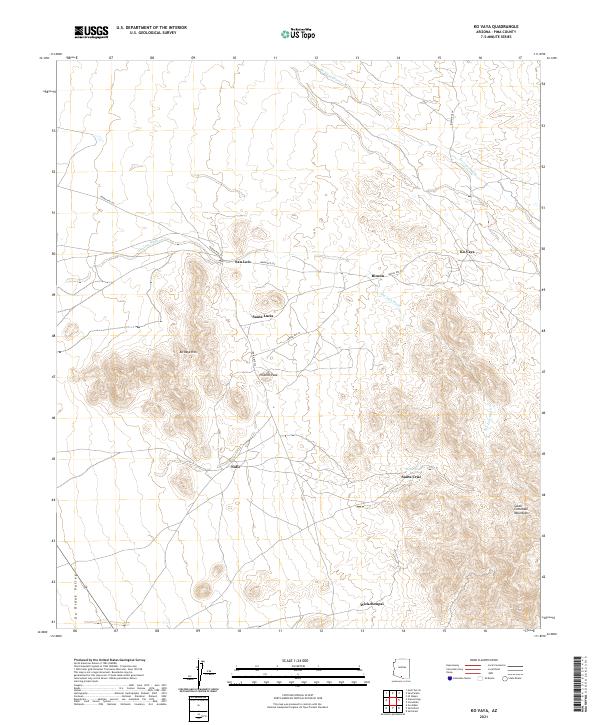 US Topo 7.5-minute map for Ko Vaya AZ