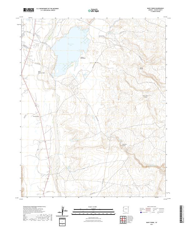 US Topo 7.5-minute map for Many Farms AZ