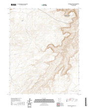 US Topo 7.5-minute map for Milkweed Canyon NW AZ