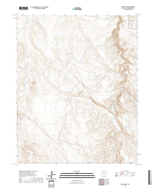 US Topo 7.5-minute map for Mixon Tank AZ