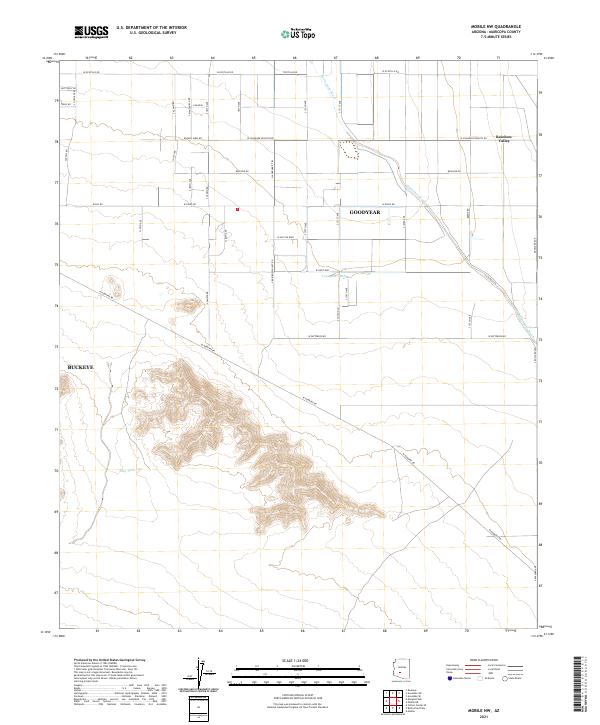 US Topo 7.5-minute map for Mobile NW AZ