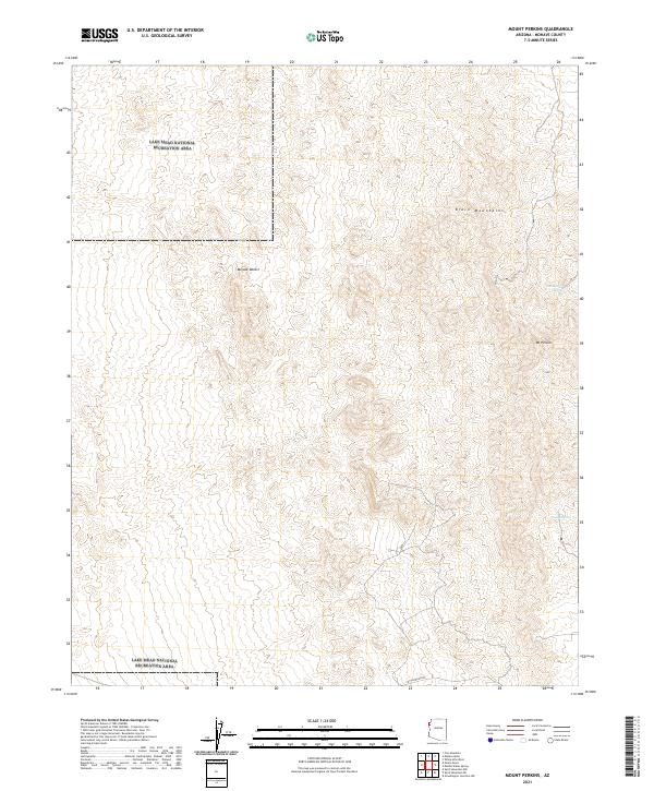 US Topo 7.5-minute map for Mount Perkins AZ