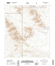 US Topo 7.5-minute map for Mustang Mountains AZ