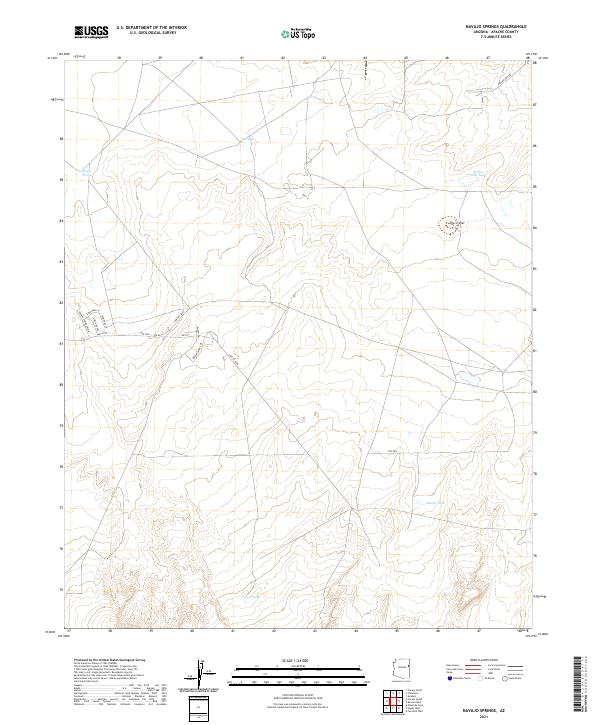 US Topo 7.5-minute map for Navajo Springs AZ