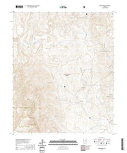US Topo 7.5-minute map for North Peak AZ
