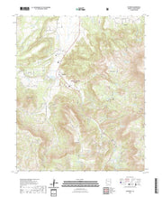 US Topo 7.5-minute map for Nutrioso AZ