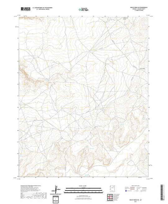 Sw Rocky Ridge US Topo 7.5-minute map for Rocky Ridge SW AZ – American Map Store
